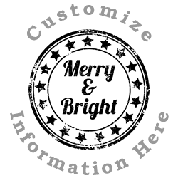 Vintage Merry & Bright: Self-Inking 46050