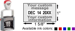 Buy a trodat 5430 custom date stamp with rotating month, date and year bands for home or office.