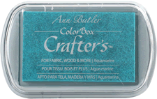 Colorbox Crafter's Ink Fabric Aquamarine Pad