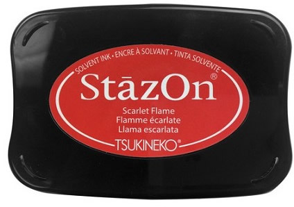 Stazon Ink Pad, Permanent Ink Pad, Permanent Black Stamp Pad