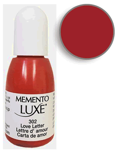 Buy a 1/2 oz. bottle of Memento Luxe Love Letter refill for a  Love Letter Memento Luxe stamp pad.