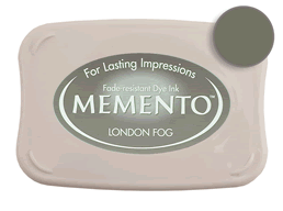 Buy a Memento London Fog Stamp Pad! This is fast drying on most papers including glossy finishes.
