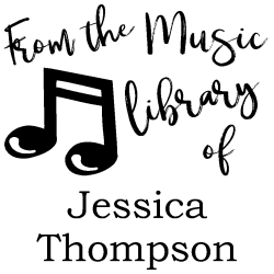 From the music library rubber stamp, choice of 30+ ink colors, customize instantly online, personalize name, special note and more. No minimums, fast turnaround, quality guaranteed.