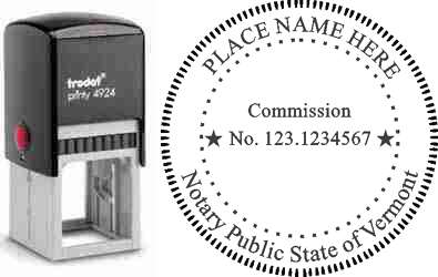 Notary Stamp Vermont