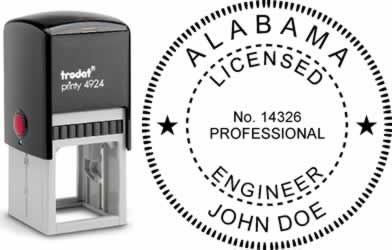 Alabama PE Stamp | Alabama Professional Engineer Stamp