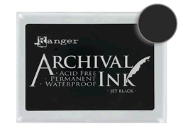 Archival Large 4x6" Jet Black Pad 