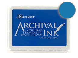 Archival Large 4x6" Manganese Blue Pad