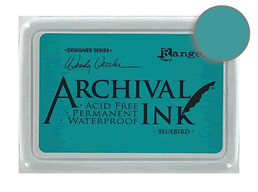 Ranger Archival Ink Vermillion Red Permanent Stamping Ink Pad - TH