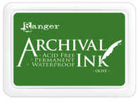 Ranger Archival Olive Stamp Pad