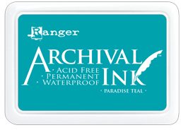 Ranger Archival Paradise Teal Stamp Pad
