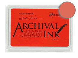 Ranger Archival Poppy Stamp Pad