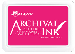 Ranger Archival Vibrant Fuchsia Stamp Pad