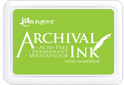 Ranger Archival Vivid Chartreuse Stamp Pad