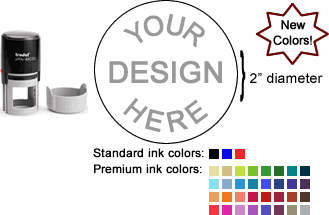 Trodat 46050 | Round Self Inking Stamp | Customize in 30+ Colors