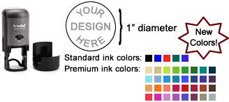 Customize and order the perfect Trodat 46025 self inking stamp in real-time online!  Personalize, preview and design order online in 60+ fonts.  Free logo upload, quick turnaround, no minimums. Easy online ordering, quality guaranteed.