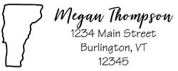 Vermont State Return Address Stamp