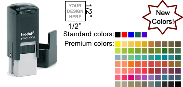 Trodat 4921 | Small Square Self Inking Stamp | Order Online in 30+ Colors