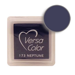 Purchase a vibrant and creamy neptune Versacolor ink pad. Over 70 colors available!  Non-toxic, child-safe, acid free, water-soluble pigment ink.  Measures 15/16 inches by 15/16 inches.